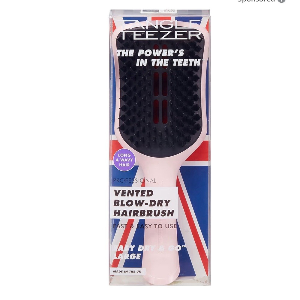 Tangle Teezer Ultimate Blow Dry Vented Hair Brush Quick Blow Dry Volume Pink‎